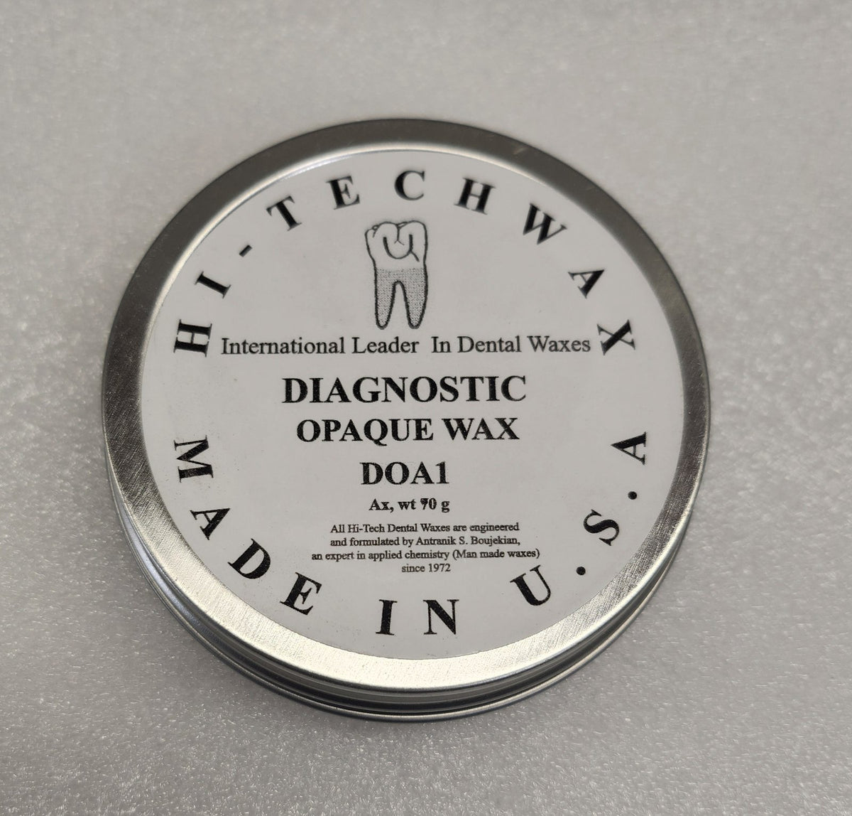 Hi-Tech Diagnostic Opaque Wax