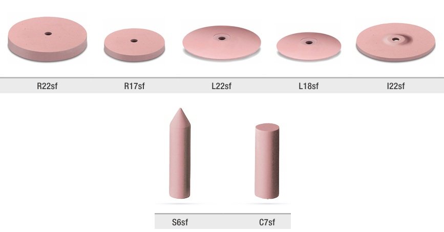 EVE Silicone Polisher Pink Extra Fine (Pkg 100)