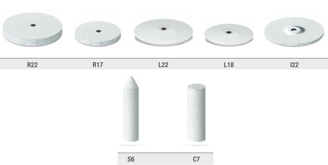 EVE Silicone Polisher White Coarse (Pkg 100)