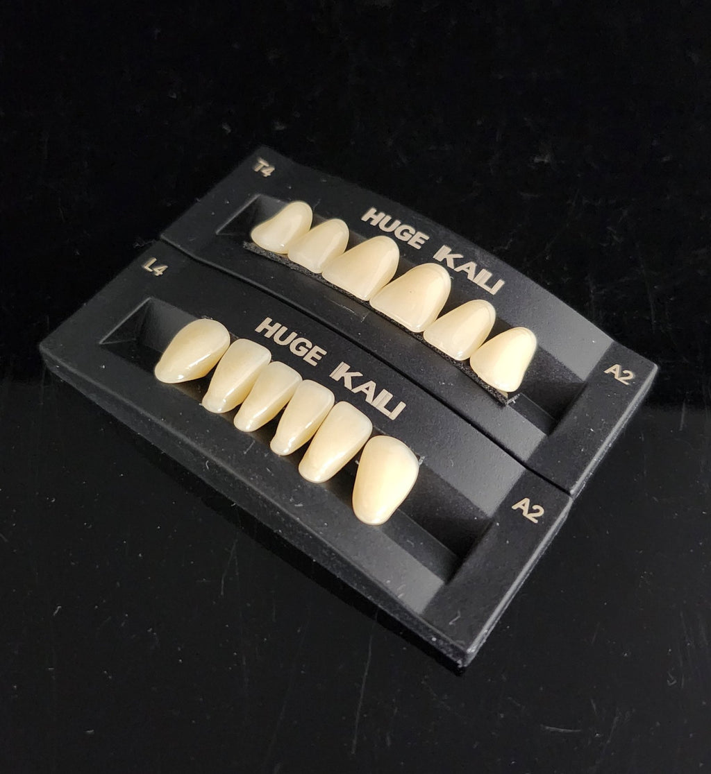 Kaili Synthetic Polymer Teeth HUGE Dental, Anterior, Shade(C1-C4)  (per card)