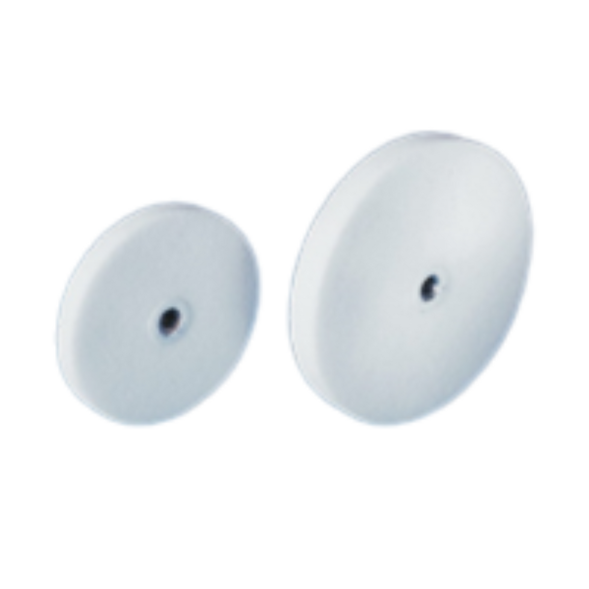 White Acrylic Knock-down Wheels(4" X 1/2")