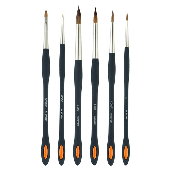 lay:art style Ceramic brush - Natural bristle