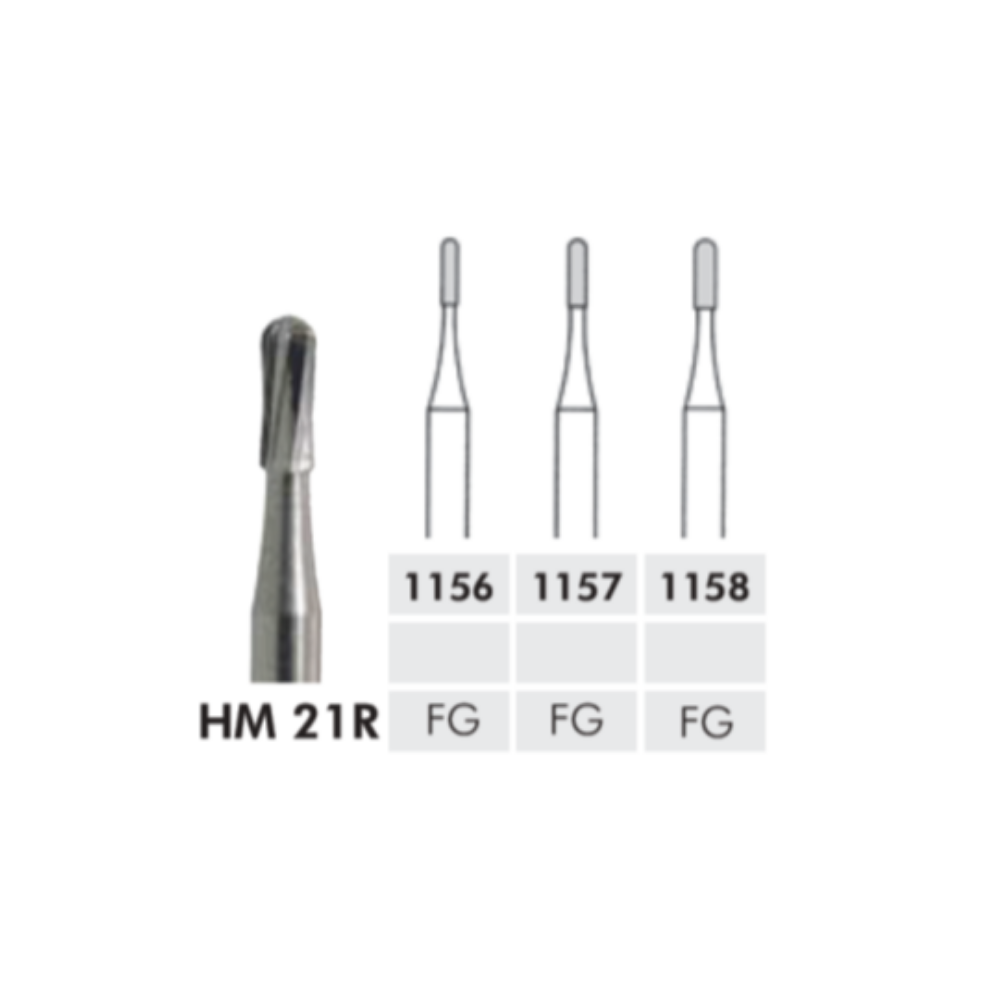 HM 21R CYLINDER ROUND END (Pkg 5)