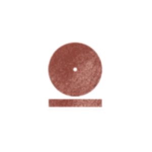 Classic Rubber Polishers (Red - Hard  - 7/8” x 1/8” )