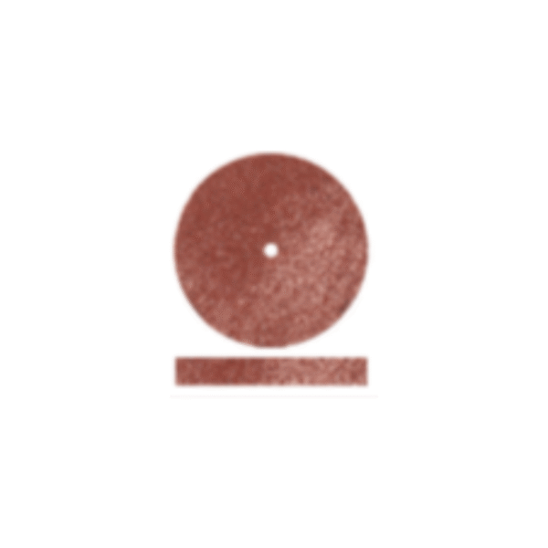 Classic Rubber Polishers (Red - Hard  - 7/8” x 1/8” )