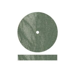 Classic Rubber Polishers (Green - Fine  - 7/8” x 1/8” )
