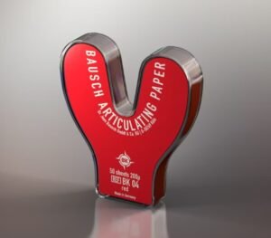 BK 04 Plastic dispenser horseshoe,50 sheets red