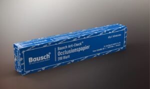 BK 09 Box with booklets straight, 200 strips blue